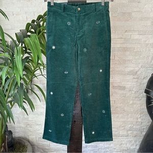 VINEYARD VINES Classic Club Pant Holiday Corduroy Snowflake Whales Size 16 NWT